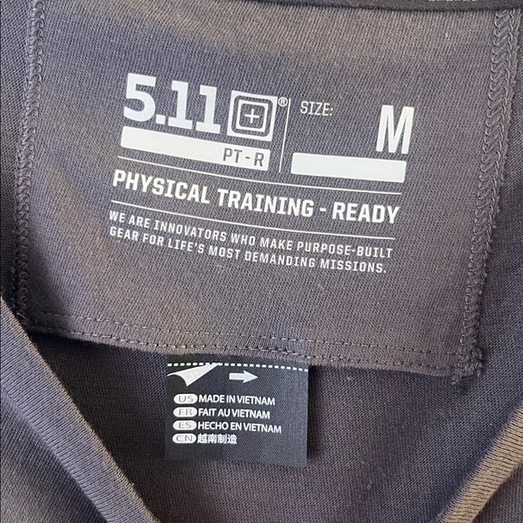 5.11 Always… Dark Grey PT-R WOMEN'S ALWAYS TEE Size Medium - Picture 4 of 7
